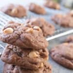 Double Chocolate pudding cookies