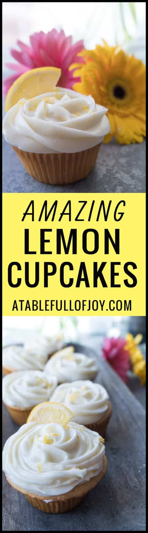 Lemon Cupcake with Lemon Cream Cheese Frosting