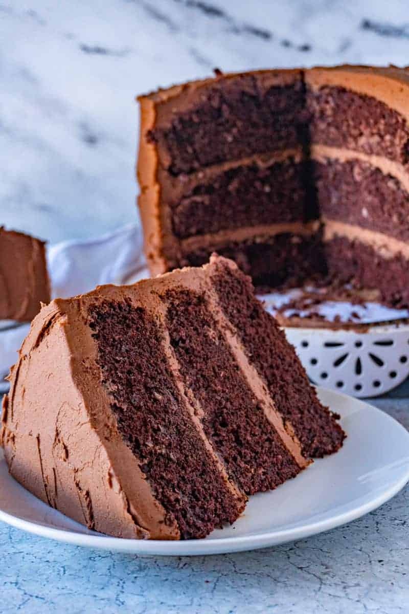 The Best Homemade Chocolate Cake A Table Full Of Joy