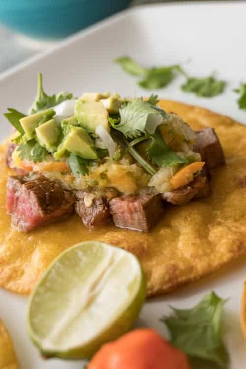 Steak Taco with Mango Salsa