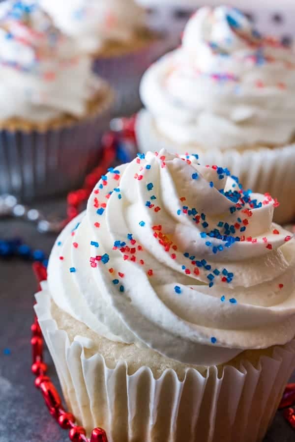 4th of July Cupcakes • A Table Full Of Joy