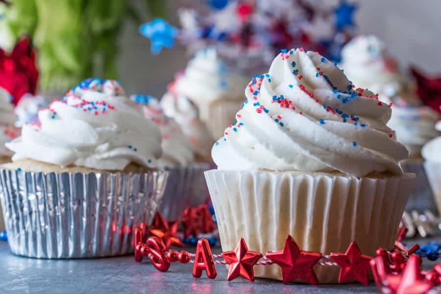 4th of July Cupcakes