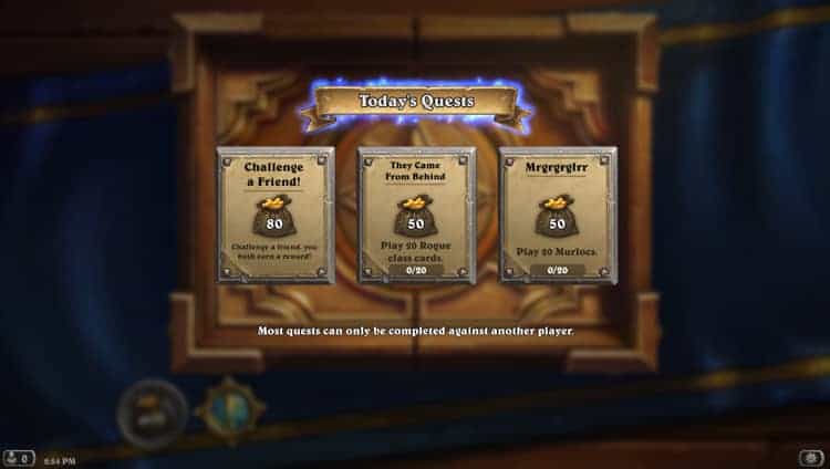 Hearthstone Quests