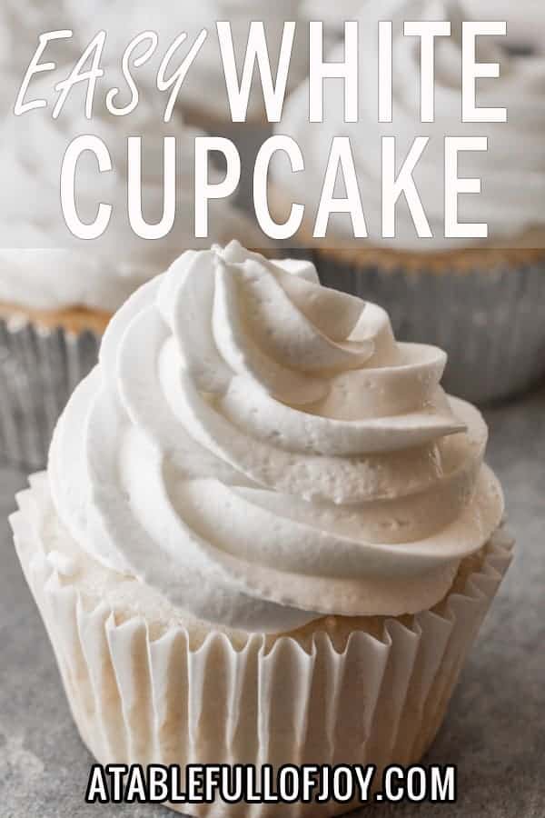 White Cupcake Recipe