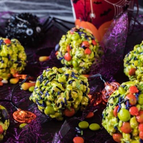 Halloween Popcorn Balls