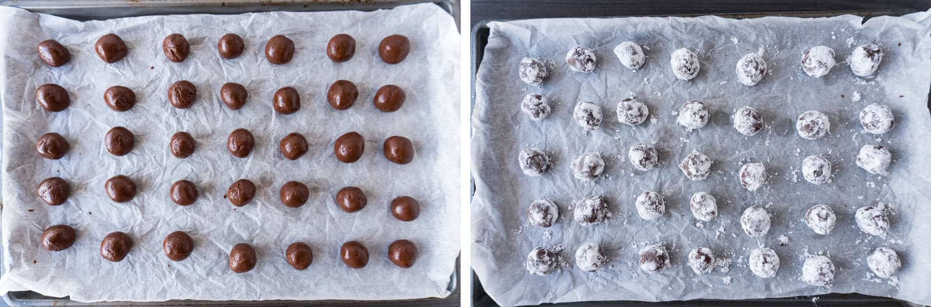 chocolate truffle recipe step1 and step 2