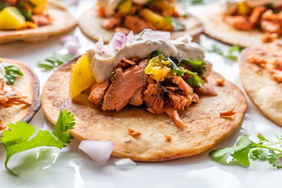 Oven Baked Salmon Taco Recipe A Table Full Of Joy