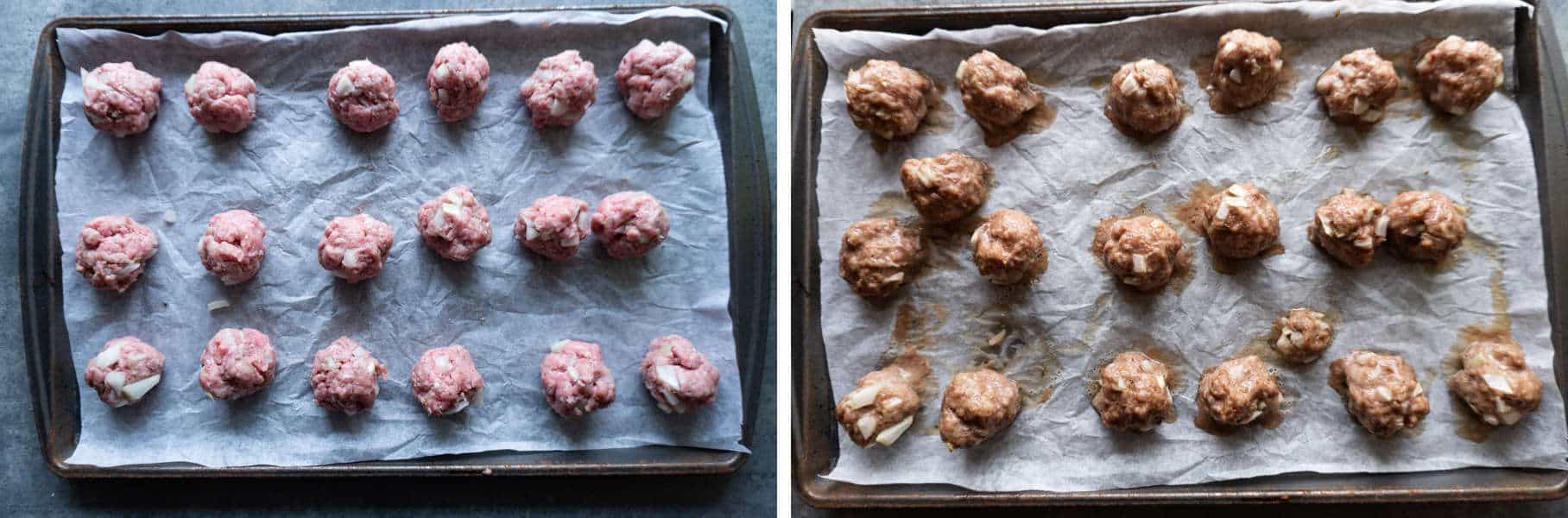 Sweet and Sour Meat Balls, a delicious meatball recipe that will have you making these over and over again! Dairy, Soy, and Gluten free you won’t want to miss this tasty healthy dinner! #meatballs #paleo #paleomeatballs #sweetandsour #glutenfree #dairyfree #soyfree #dinner #atablefullofjoy #asian #pork #baked