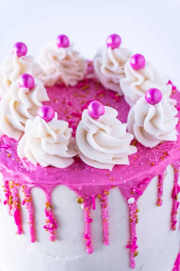 How to Make a Drip Cake with Canned Frosting | Rose Bakes