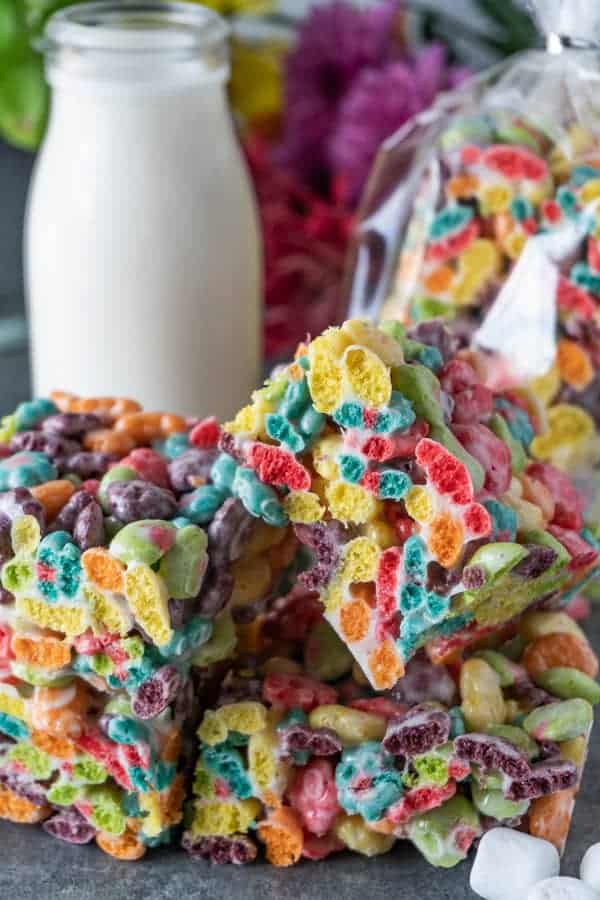 Trix Cereal Bars stacked