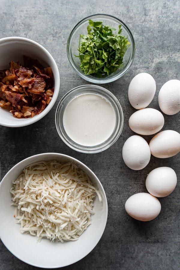 Breakfast Egg Cups Ingredients