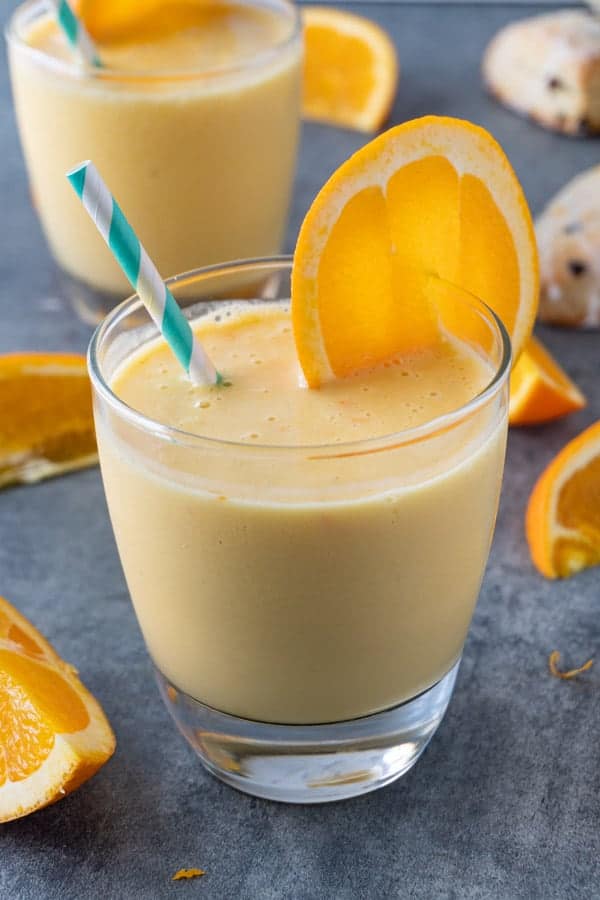 Orange Smoothie close up