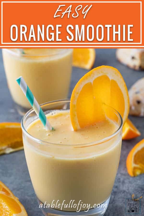 Orange Smoothie Pin Image